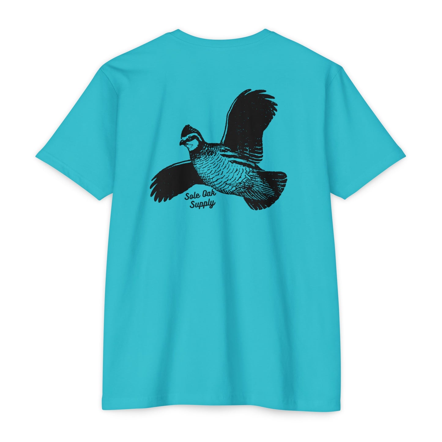 Quail Flying Cotton Poly Blend T shirt 12 Colors