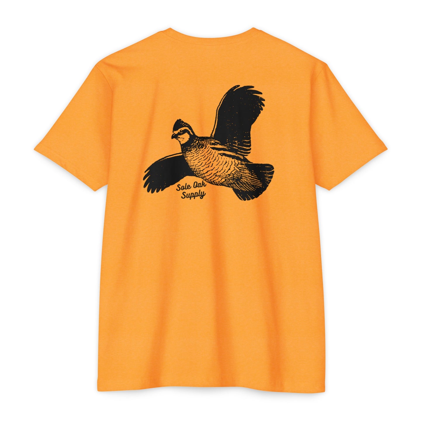 Quail Flying Cotton Poly Blend T shirt 12 Colors