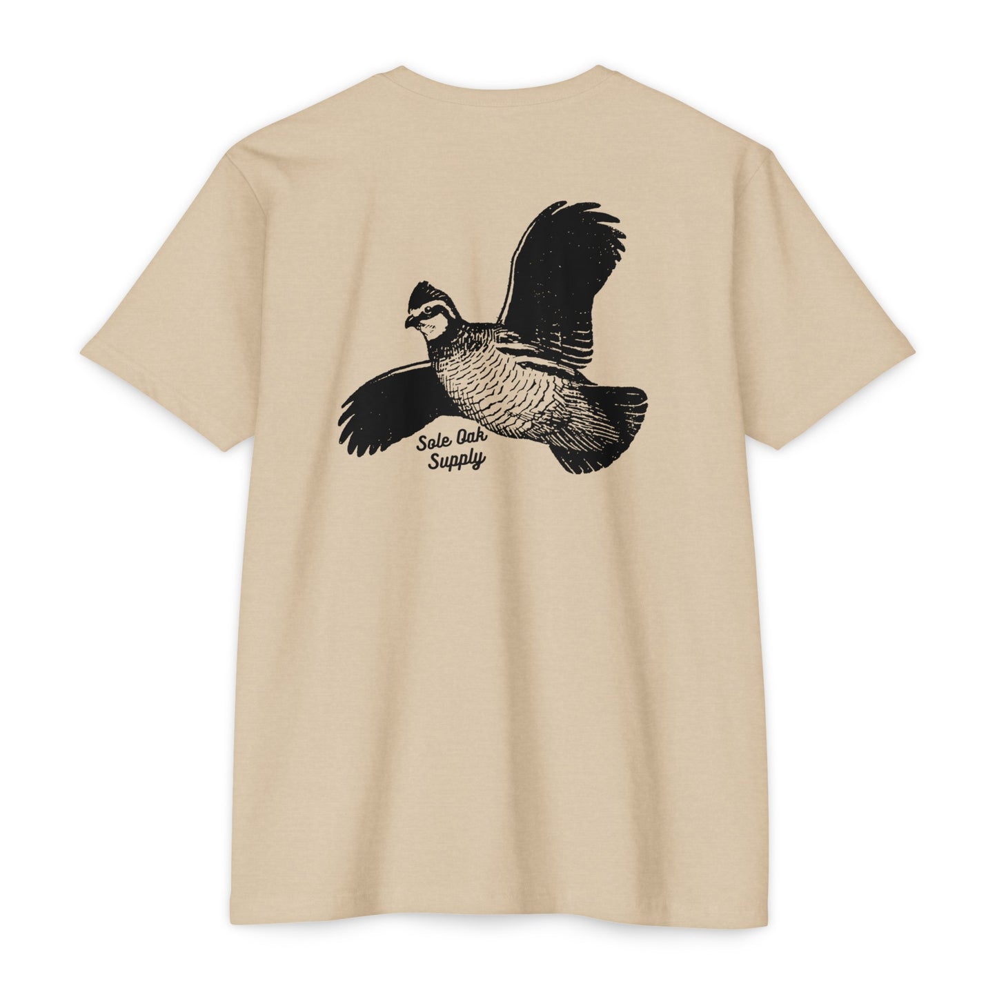 Quail Flying Cotton Poly Blend T shirt 12 Colors